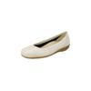 Ballerina NATURAL FEET "Ballerina Christina", Damen, Gr. 37, beige, Leder, elegant, Schuhe, in klassischem Design