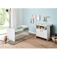 Babymöbel-Set ARTHUR BERNDT Joschi Gr. Kinderbett & Wickelkommode, B/H: 70 cm x 140 cm, weiß Baby Schlafzimmermöbel-Sets Baby-Bettsets