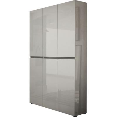 Schuhschrank INOSIGN "Mister", grau, B:120cm H:200cm T:34cm, FSC-zertifizierter Holzwerkstoff, Schränke, Topseller Image