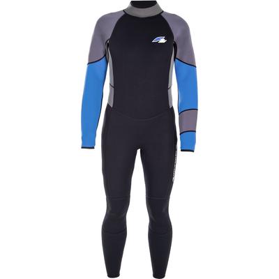 Neoprenanzug F2 "Neoprene Rebel Men" Sportanzüge Gr. L, blau (blau/grau/schwarz)