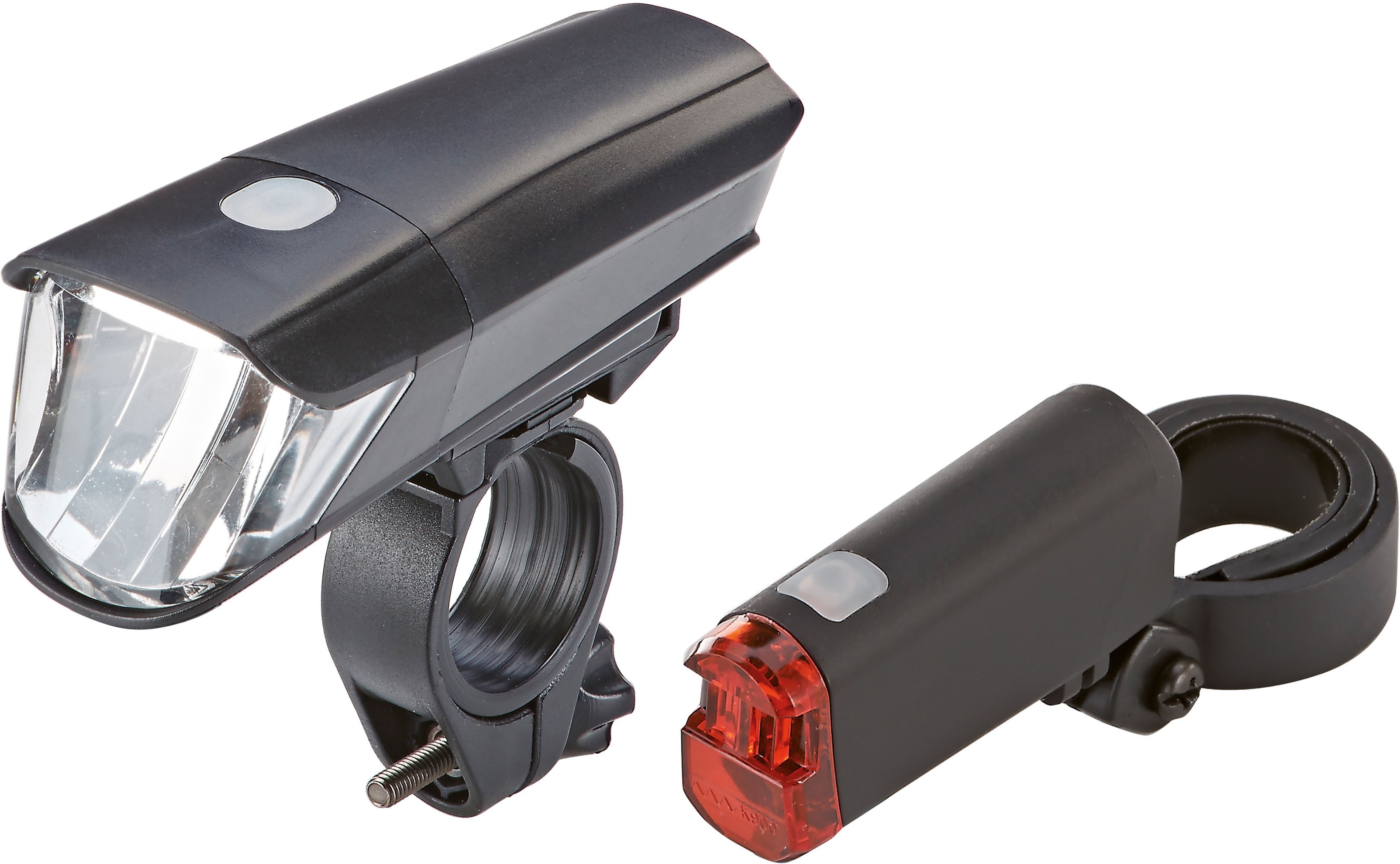 Fahrradbeleuchtung PROPHETE, schwarz, Fahrradlampen