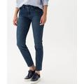 5-Pocket-Jeans BRAX "Style ANA" Gr. 40K (20), Kurzgrößen, blau Damen Jeans 5-Pocket-Jeans