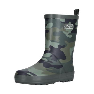 Gummistiefel ZIGZAG "Gemus", Gr. 35, grün (khaki, schwarz), Gummi, casual, Schuhe, mit wasserdichter Eigenschaft