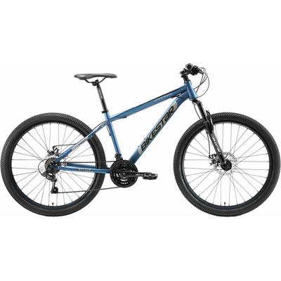 Mountainbike BIKESTAR Gr. 43, blau, Fahrräder, 43cm, 27,5 Zoll (69,85cm), für Damen und Herren, Kettenschaltung