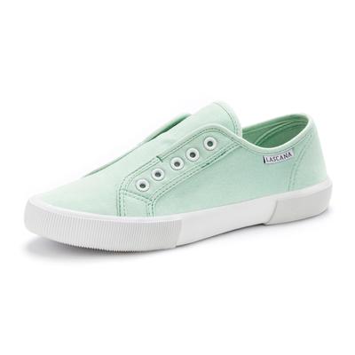 Sneaker LASCANA, Damen, Gr. 36, grün (mint), Obermaterial: 100% Textilmaterial. Futter: 100% Textilmaterial. Decksohle: 