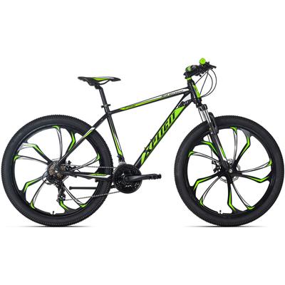 Mountainbike KS CYCLING "Xplicit" Gr. 51, schwarz (schwarz, schwarz), Fahrräder, 51cm, 27,5 Zoll (69,85cm), für Herren, Kettenschaltung