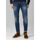 Slim-fit-Jeans TIMEZONE "Tight CostelloTZ" Gr. 32, Länge 32, blau Herren Jeans 5-Pocket-Jeans