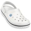 Clog CROCS "Crocband Clog", Damen, Gr. 39, weiß, Croslite, sportlich, Schuhe, Sommerschuh, Schlappen, Hausschuh mit zweifarbiger Laufsohle