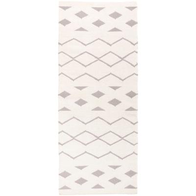 Wollteppich MORGENLAND "Kelim Teppich Miami", beige, B:80cm H:7mm L:200cm, Schurwolle, Teppiche, Kelimteppich Image