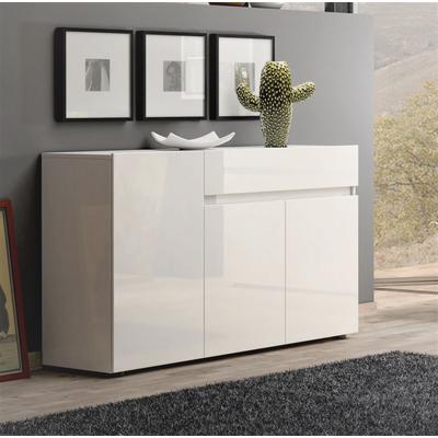 Sideboard INOSIGN "Mister", weiß, B:135cm H:80cm T:38cm, Sideboards, Kommode, komplett Hochglanz Lackiert, B/H 135x80cm Image