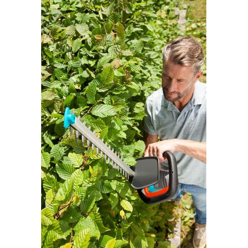 "Elektro-Heckenschere GARDENA ""ComfortCut 600/55, 09834-20"" Gartenscheren-Maschinen bunt (eh 612, hat) Elektro-Heckenscheren 55 cm Schnittlänge"