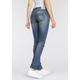 Slim-fit-Jeans HERRLICHER "PIPER SLIM ORGANIC" Gr. 26, Länge 32, blau (blue sea 879) Damen Jeans Röhrenjeans