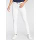 Skinny-fit-Jeans ARIZONA "mit Keileinsätzen" Gr. 80, K + L Gr, weiß (white) Damen Jeans Röhrenjeans