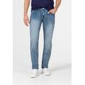 Slim-fit-Jeans TIMEZONE "Slim EduardoTZ" Gr. 32, Länge 36, blau Herren Jeans Slim Fit