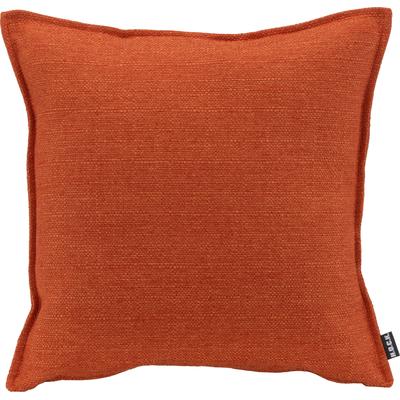 Dekokissen H.O.C.K. "Mali", orange (orange, unifarben), B:45cm H:10cm L:45cm, Polyester, Dekokissen_Sitzkissen_Kissenhüllen, einfarbig, Kissenhülle mit Füllung, 1 Stück Image