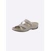 Pantolette WALDLÄUFER, Damen, Gr. 39, beige, Leder, Schuhe