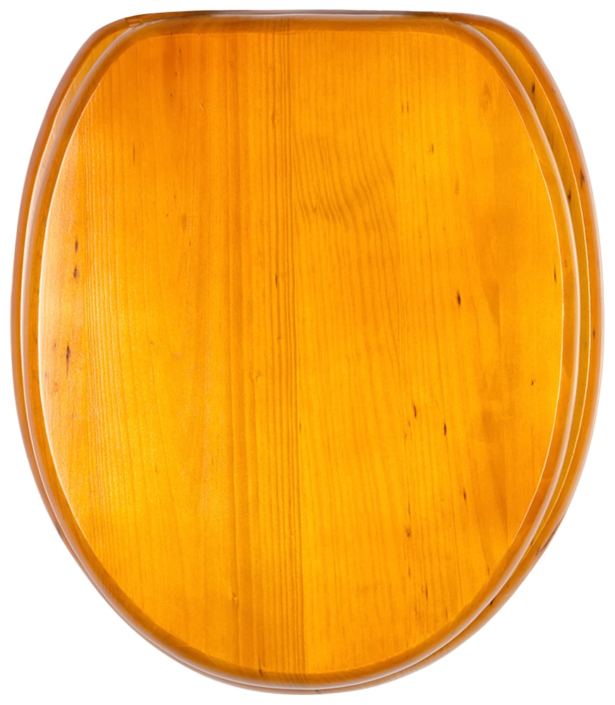WC-Sitz SANILO "Holz", holzfarben, B:37,7cm L:47cm, WC-Sitze Image