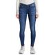 Skinny-fit-Jeans TOM TAILOR DENIM "JONA" Gr. 29, Länge 30, blau (clean mid stone blue denim) Damen Jeans Röhrenjeans