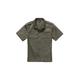 Langarmhemd BRANDIT "Herren Short Sleeves US Shirt" Gr. 3XL, US-Größen, grün (olive) Herren Hemden Oberhemden