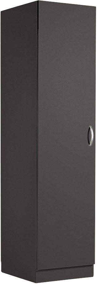 Seitenschrank WIHO KÜCHEN "Flexi", grau (front und korpus: anthrazit), B:50cm H:200cm T:57cm, Schränke Image