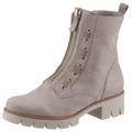 Stiefelette GABOR Gr. 39, grau (hellbeige) Damen Schuhe Boots Winterboots Reißverschlussstiefeletten