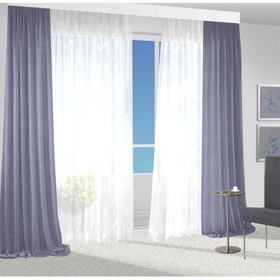 Vorhang VHG "Una" Gr. 1, lila (flieder), B:140cm H:130cm, Polyester, Gardinen Image