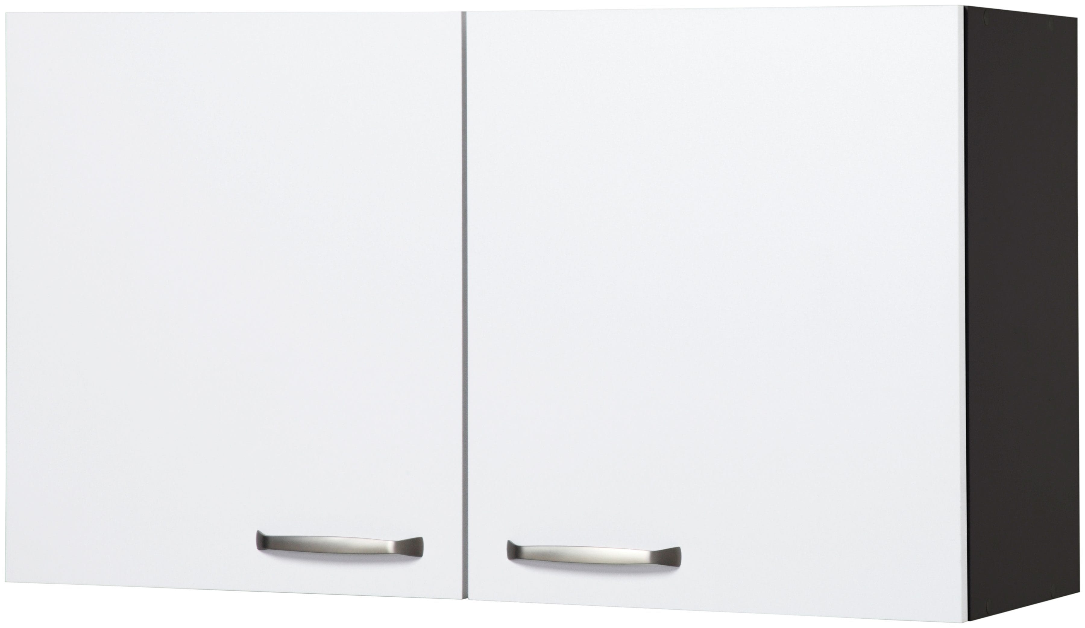 Hängeschrank WIHO KÜCHEN "Michigan", weiß (front: weiß, korpus: anthrazit), B:100cm H:56,5cm T:35cm, Schränke, Hängeschrank, 100 cm breit