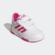 Klettschuh ADIDAS SPORTSWEAR "TENSAUR HOOK AND LOOP" Gr. 25, pink (cloud white, team real magenta, core black) Schuhe Sportschuhe