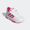 Klettschuh ADIDAS SPORTSWEAR "TENSAUR HOOK AND LOOP", Gr. 26, pink (cloud weiß, team real magenta, core schwarz), Synthetik, Textil, sportlich, Schuhe, für Kinder mit Klettverschluss