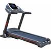 Laufband "TR 650 (mit/ohne Unterlegmatte)" Gr. 1, grau (grau, schwarz), MOTIVE FITNESS BY U.N.O., Laufbänder, ohne Unterlegmatte, bis max. 24 km/h, B:91cm H:140cm L:195cm