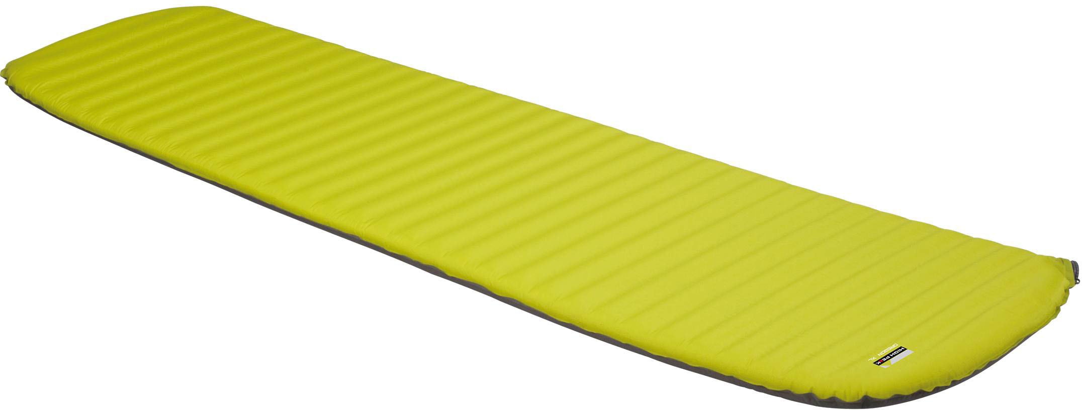 Thermomatte HIGH PEAK "selbstaufblasbare Matte Oregon" Gr. L, gelb (citronelle), Isomatten, B/H/L: 60cm x 5cm x 195cm, Polyester, B:60cm H:5cm L:195cm