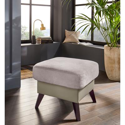 Hocker EXXPO - SOFA FASHION "Samso", braun (hellbraun, cappu), B:57cm H:47cm T:57cm, Hocker, Sitzhocker Image