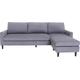 3-Sitzer BYLIVING "Atlanta" Sofas Gr. Cord, grau 3-Sitzer Sofas