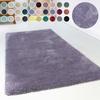 Hochflor-Teppich ESPRIT "Relaxx ESP-4150" Gr. 2, lila (violett), B:80cm H:25mm L:150cm, Kunstfaser, Teppiche, Wohnzimmer, sehr große Farbauswahl, weicher dichter Hochflor