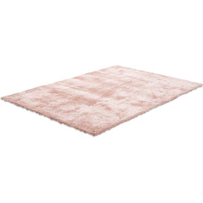 Hochflor-Teppich TOM TAILOR HOME "Soft" Gr. 2, braun (hellbraun), B:85cm H:35mm L:155cm, Kunstfaser, Teppiche, handgetuftet, Uni-Farben, super weich und flauschig Image
