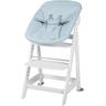 "Hochstuhl ROBA ""Treppenhochstuhl 2-in-1 Set Style, Born Up"" Gr. B/H/T: 45 cm x 80 cm x 54 cm, blau (hellblau, sky, weiß) Baby Stühle Treppenhochstuhl Stuhl Hochstuhl Hochstühle mit Neugeborenen-Aufsatz"