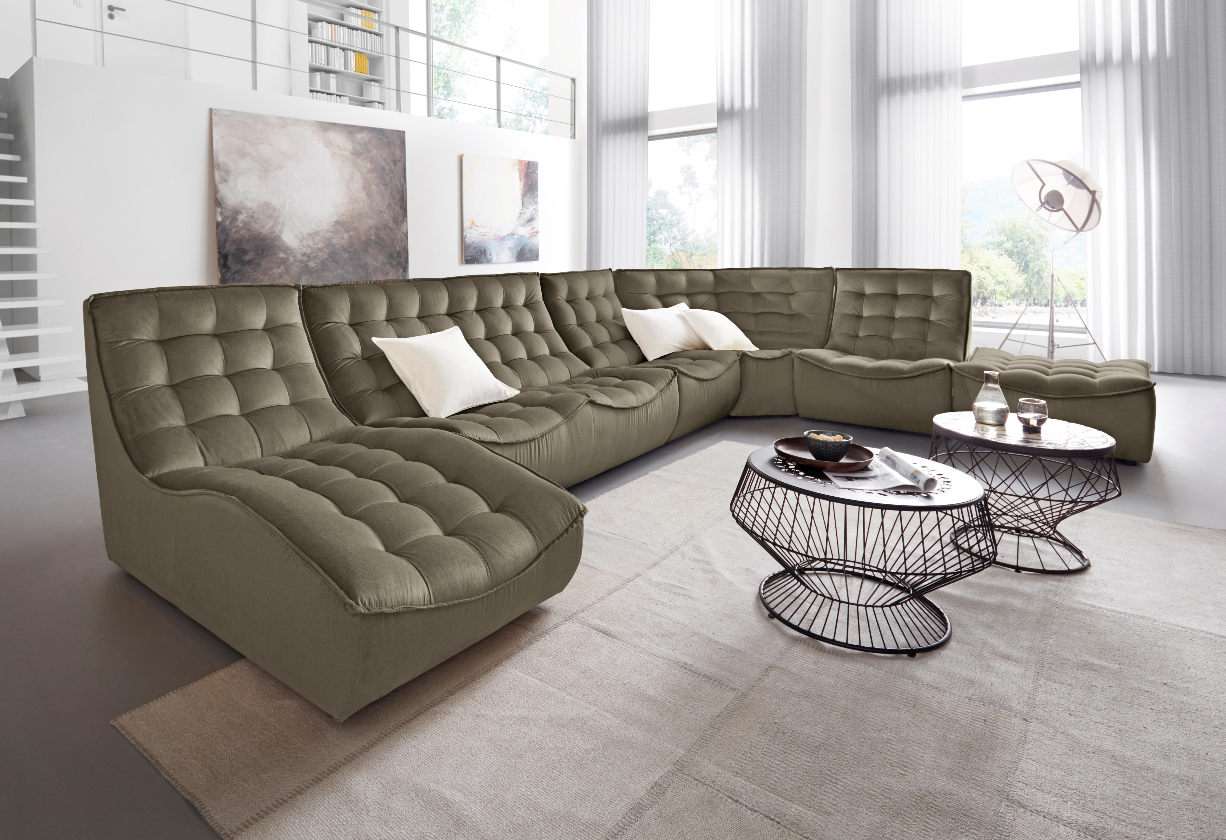 Sessel CALIA ITALIA "Banjo, Designsessel mit erstklassigem Sitzkomfort, als Einzelelement", braun (tortora), B:81cm H:88cm T:102cm, Luxus-Microfaser Selfie (100% Polyester), Sessel, Polstersessel, oder als Modulsofa mit den passenden Elementen... Image