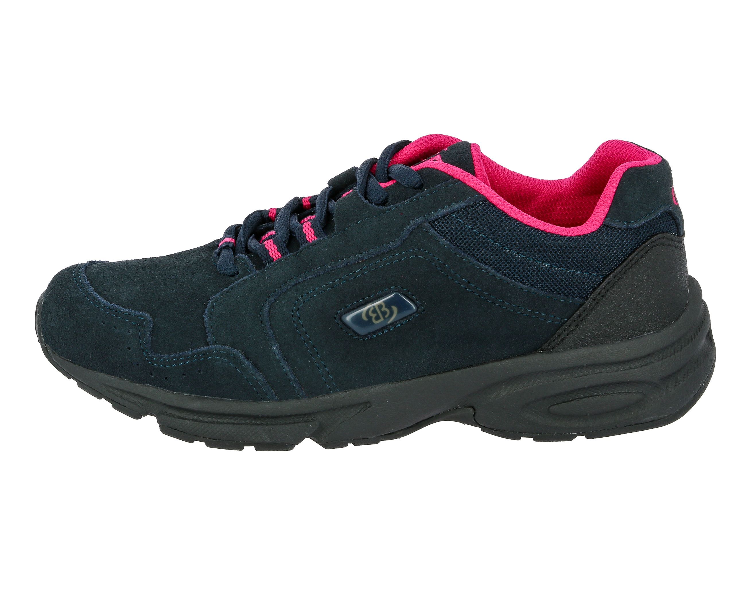 Outdoorschuh BRÜTTING "Freizeitschuh Circle", Damen, Gr. 39, blau, Veloursleder, Schuhe Outdoorschuh