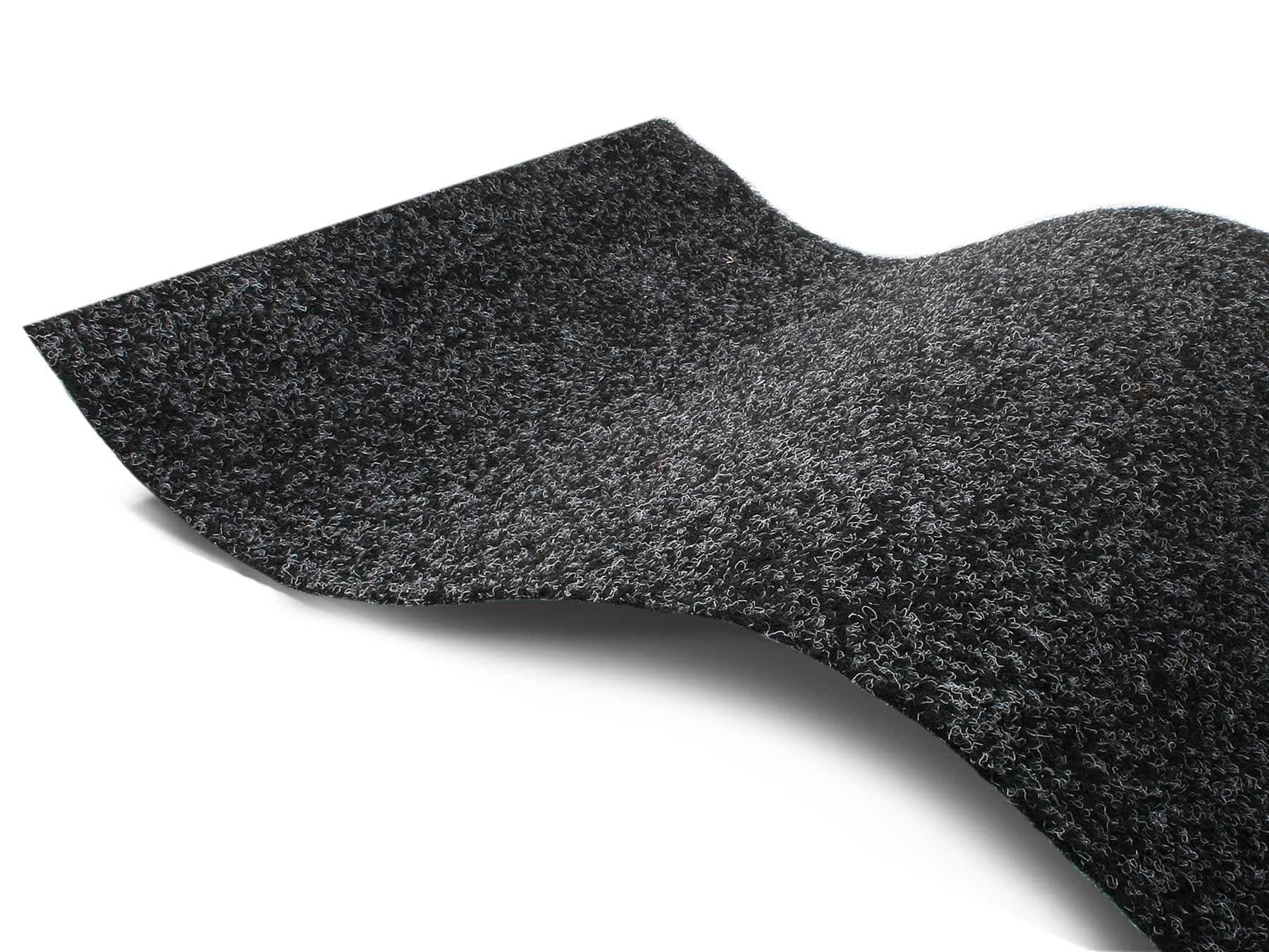 Kunstrasen "PARK, Made in Netherlands", grau (anthrazit), B:200cm H:7mm L:550cm, Polypropylen (PP), PRIMAFLOR-IDEEN IN TEXTIL, Teppiche, mit Noppen, strapazierfähig, witterungsbeständig & wasserfest
