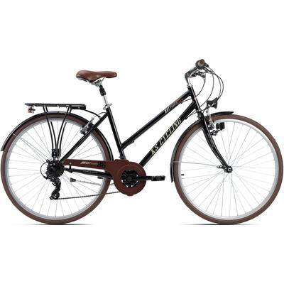 Trekkingrad KS CYCLING "Venice" Fahrräder Gr. 53 cm, 28 Zoll (71,12 cm), schwarz Damenfahrräder