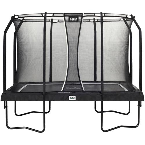 „Gartentrampolin SALTA „“Premuim Black Edition““ Trampoline Gr. B: 305 cm, schwarz (schwarz, schwarz) Kinder Trampoline Schutzrand“