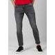 Slim-fit-Jeans TIMEZONE "Slim ScottTZ" Gr. 31, Länge 32, grau Herren Jeans Slim Fit