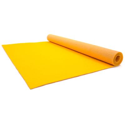 Läufer "PODIUM, Made in Belgium", gelb, B:100cm H:2,6mm L:1200cm, Polypropylen (PP), PRIMAFLOR-IDEEN IN TEXTIL, Teppiche, Breite 100 cm, robuster Nadelfilz, Uni-Farben Image