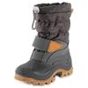 Snowboots LURCHI "Finn", Kinder, Gr. 26, braun (grau, gemustert), Synthetik, Textil, sportlich, Schuhe, Winterboots mit Schurwolle, Größenschablone zum Download