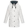 Regenjacke DEPROC ACTIVE "Friesennerz HALIFAX ANCHOR WOMEN", Damen, Gr. 52 (XXL), weiß, Obermaterial: 100% Polyurethan; Futter: 100% Polyester, casual, Langarm mit Druckknopf, Jacken, auch in Großen Größen erhältlich