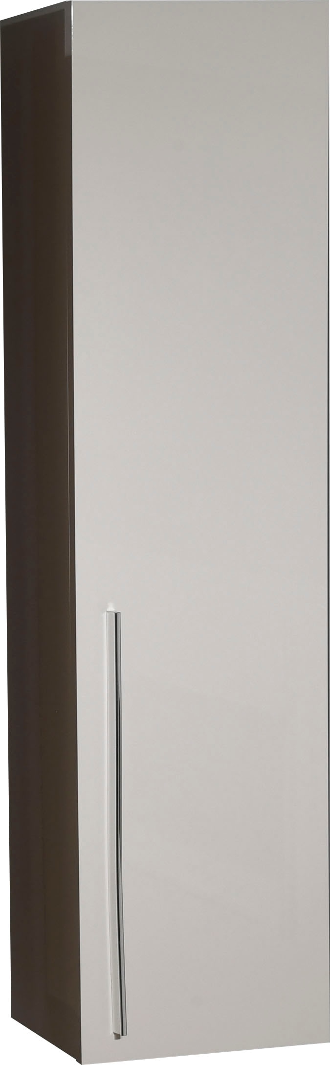 Hängevitrine PLACES OF STYLE "Piano", beige (beige hochglanz), B:29,7cm H:115cm T:28,6cm, Spanplatte, Schränke, UV lackiert, Soft-Close-Funktion, Höhe 115 cm, Breite 29,7 cm