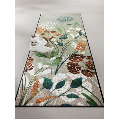 Fußmatte SALONLOEWE Teppiche Gr. B/L: 60 cm x 180 cm, 7 mm, 1 St., grün Fußmatten gemustert