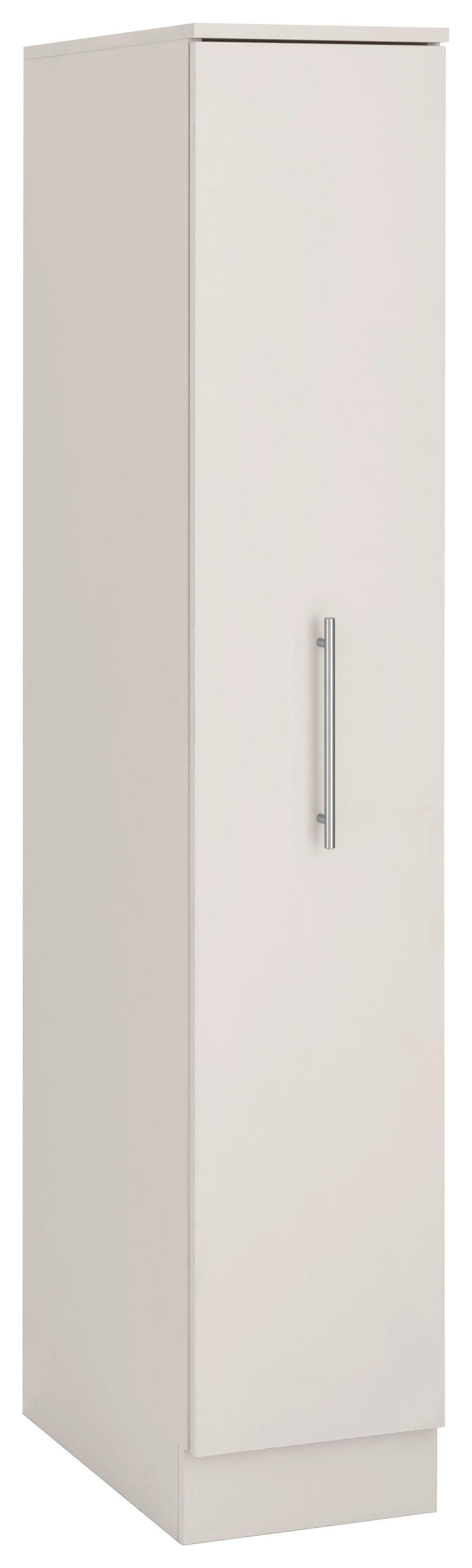 Apothekerschrank WIHO KÜCHEN "Cali", beige (front und korpus: cashmere), B:30cm H:165cm T:57cm, Schränke, Apothekerschrank, Auszug mit 4 Ablagefächern