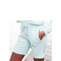 Bermudas H.I.S Gr. 40/42, N-Gr, grün (hellmint) Damen Hosen Strandhosen