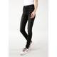 5-Pocket-Jeans KANGAROOS "SUPER SKINNY HIGH RISE" Gr. 50, N-Gr, schwarz (black, used) Damen Jeans 5-Pocket-Jeans Röhrenjeans